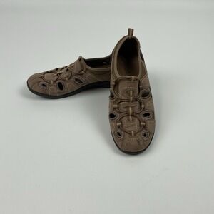Earth Origins Skip One Sandals Womens 65 Brown Comfort‎ Walking Shoes Casual